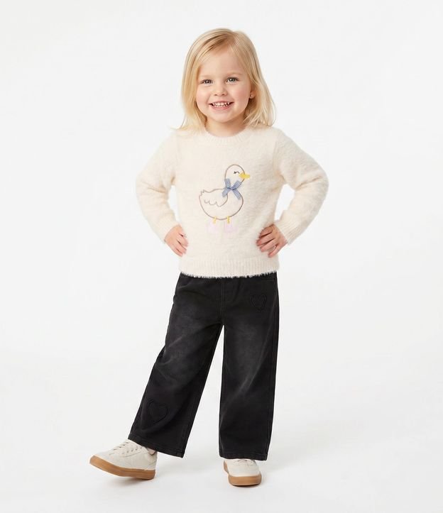 Pantalón de Jean Recto Infantil - Talle 1 a 6 años 1