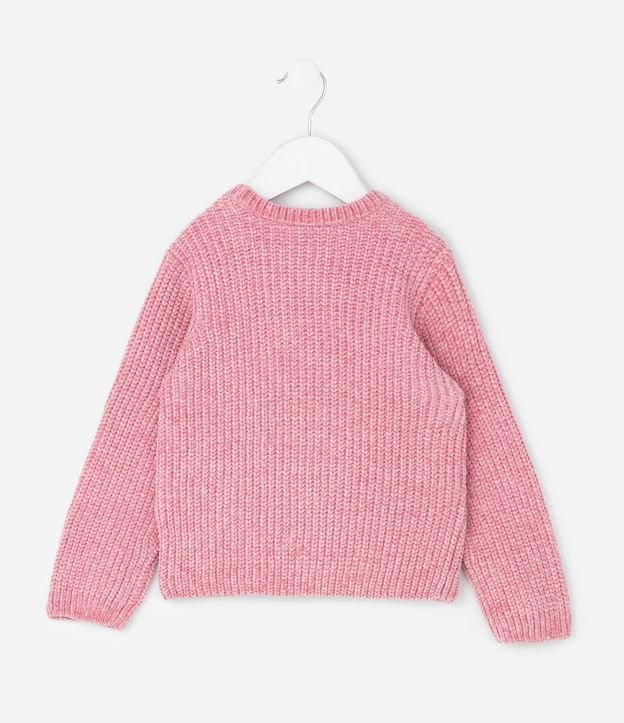 Saco Infantil en Chenille con Bordado de Oso en Relieve – Talle 1 a 6 años 2