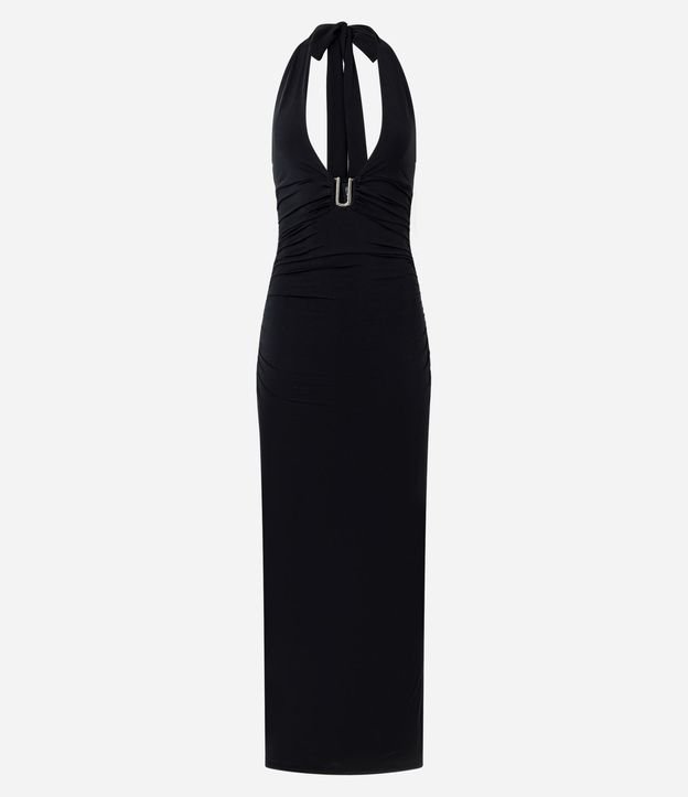 Vestido New Midi en Jersey con Adorno en el Busto 5