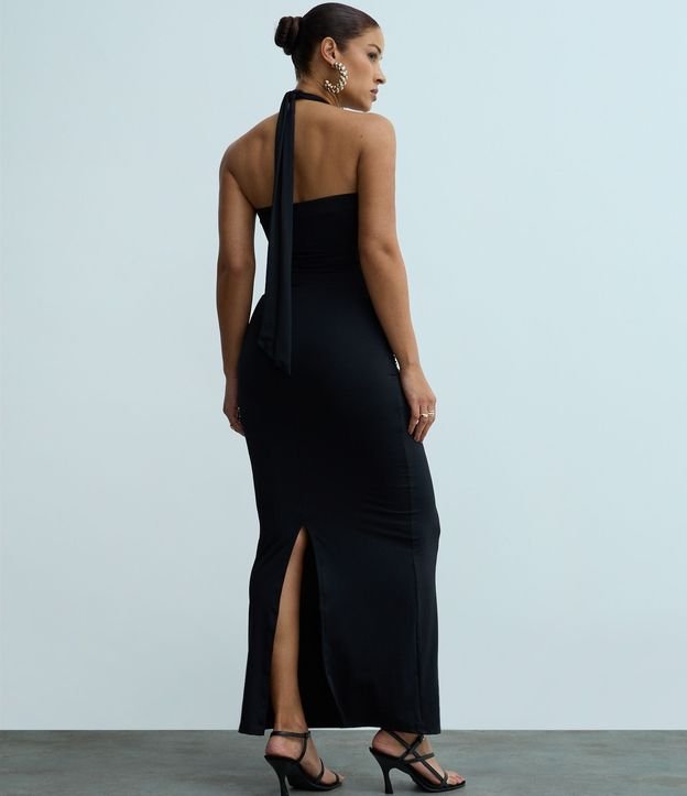 Vestido New Midi en Jersey con Adorno en el Busto 3