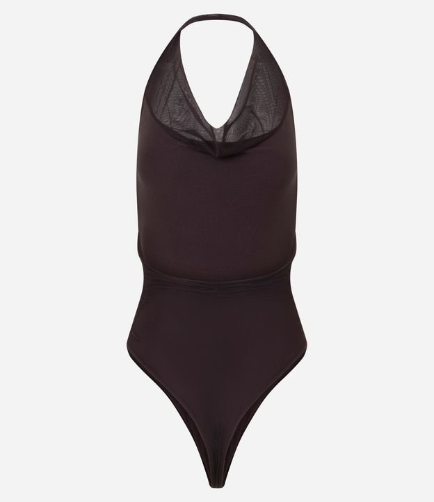 Body Frente Única en Tule con Escote Degagê 6