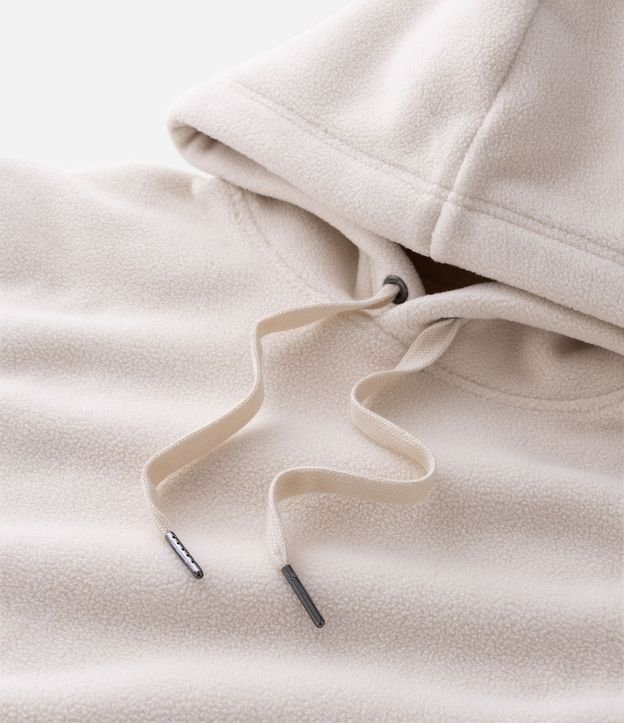 Buzo Cerrado en Fleece con Capucha y Bolsillo Canguro 9