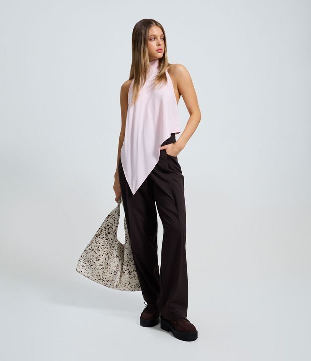 Pantalón Femenino Sastrer Raya de Tiza Clásica