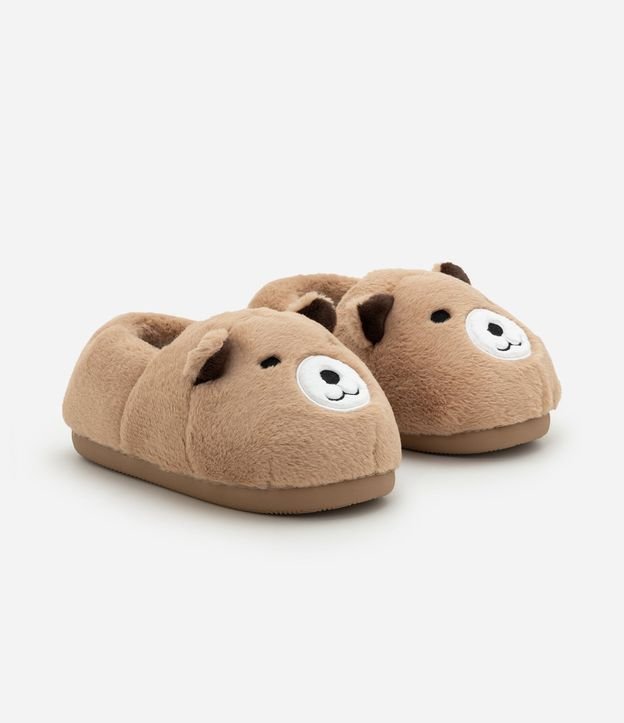Pantufla Cerrada Oso en Poliéster