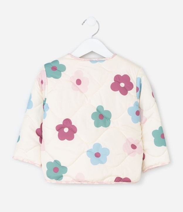 Campera Infantil Floral en Microfibra - Talle 1 a 6 años 3