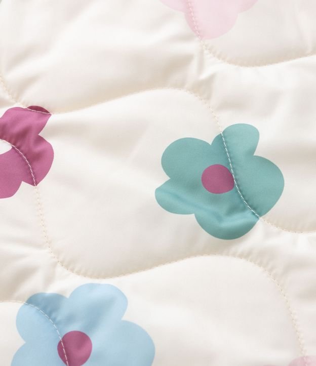 Campera Infantil Floral en Microfibra - Talle 1 a 6 años 4