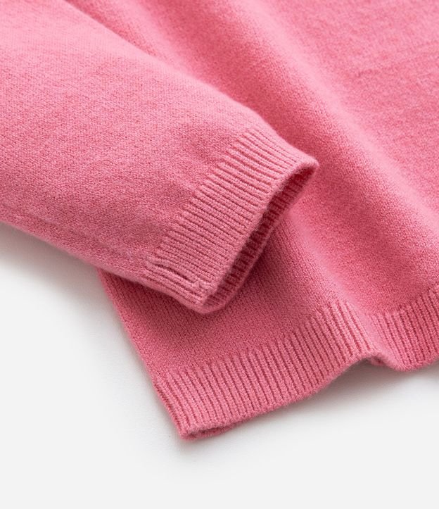 Suéter Infantil en Punto con Cuello Alto de Rib - Talle 1 a 6 años 4
