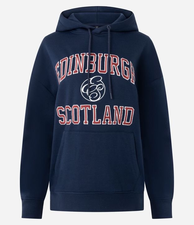 Algodón College Canguro con Lettering Edinburgh Scotland 5