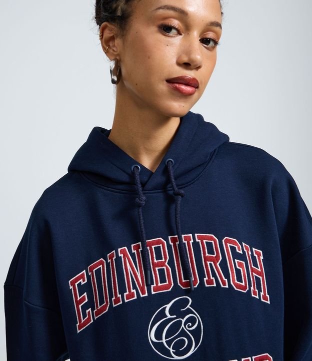 Algodón College Canguro con Lettering Edinburgh Scotland 3