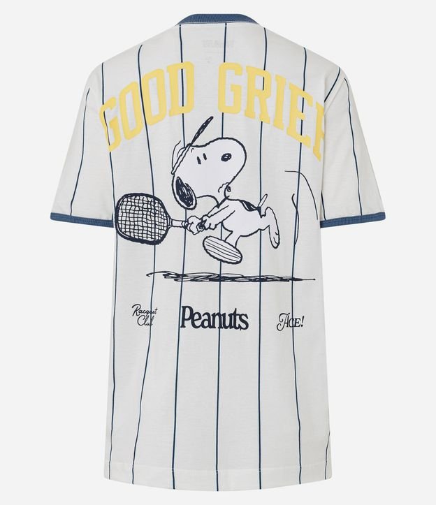 Remera Rayada con Estampado Peanuts y Snoopy 2