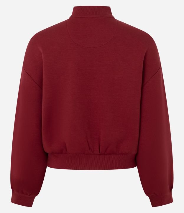 Campera Bomber Deportiva en Microfibra con Lettering Bordado 6