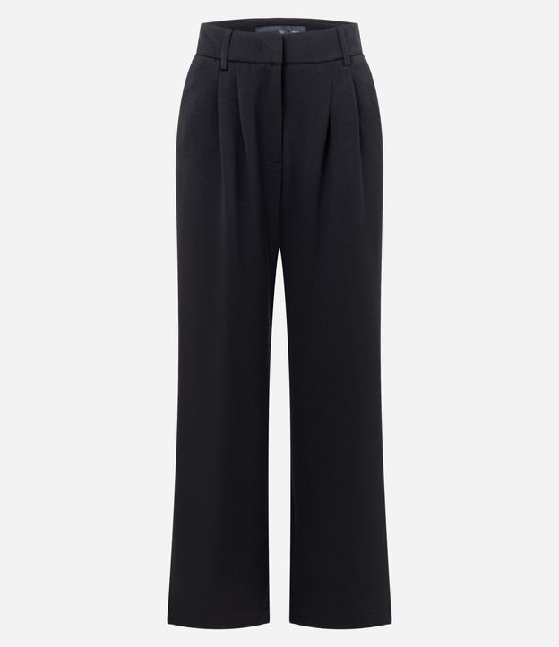Pantalón Wide Leg con Bolsillo Cuchillo