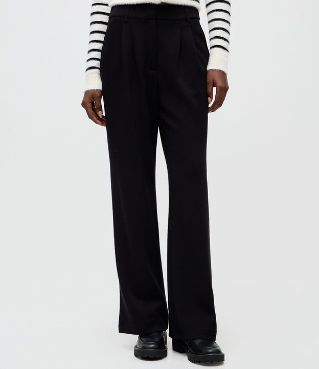 Pantalón Wide Leg con Bolsillo Cuchillo 3