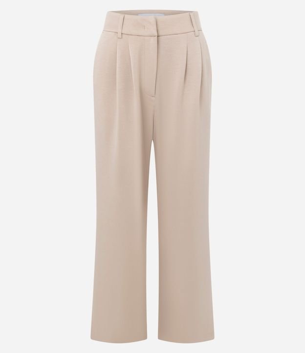 Pantalón Wide Leg con Bolsillo Cuchillo