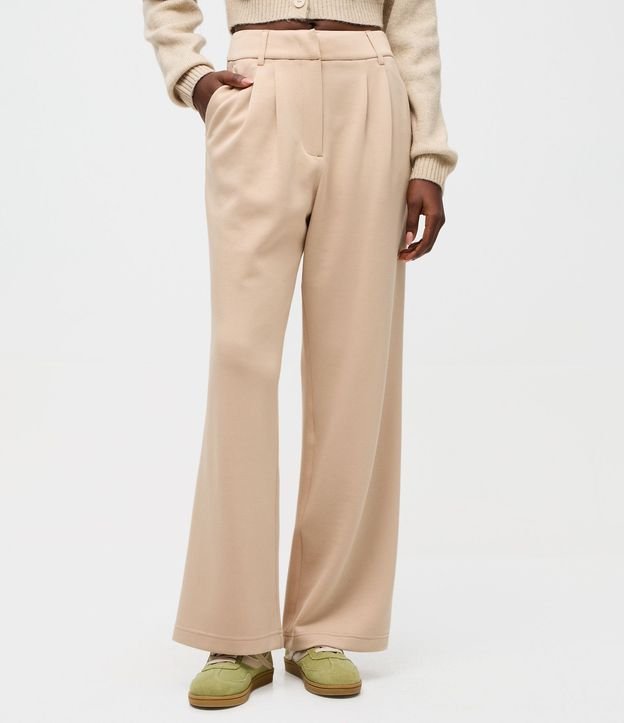 Pantalón Wide Leg con Bolsillo Cuchillo 3