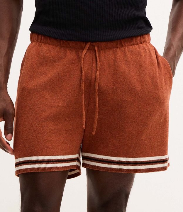 Bermuda en Jacquard y Raya con Barra 2