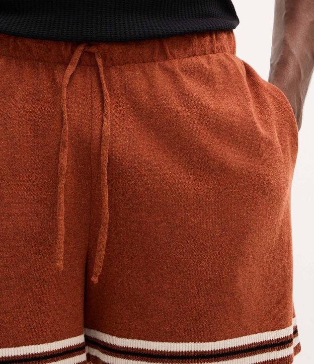 Bermuda en Jacquard y Raya con Barra 3