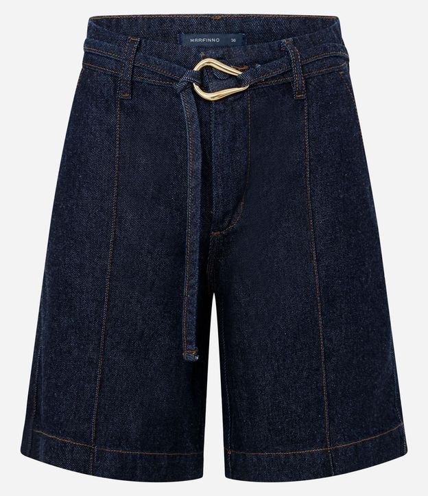 Bermuda Cintura Mediana en Jeans con Hebilla DIferenciada 5