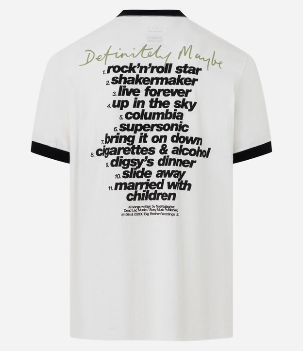 Remera Regula en Algodón con Estampa Banda Oasis 6