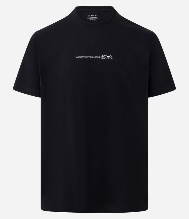 Remera Comfort en Algodón con Estampa Lettering 4
