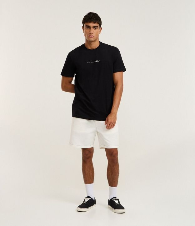 Remera Comfort en Algodón con Estampa Lettering 2