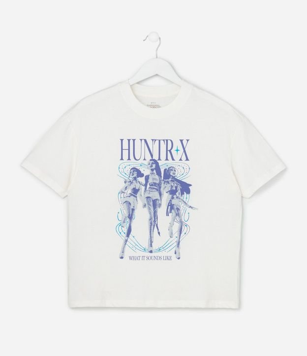 Remera Infantil Oversized con Estampa K Pop Demon Hunters - Talle 5 a 14 años