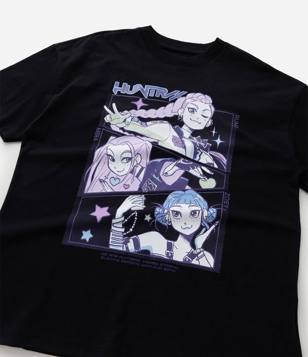 Remera Infantil Oversized con Estampa Guerreras del k-pop - Talle 5 a 16 años 9