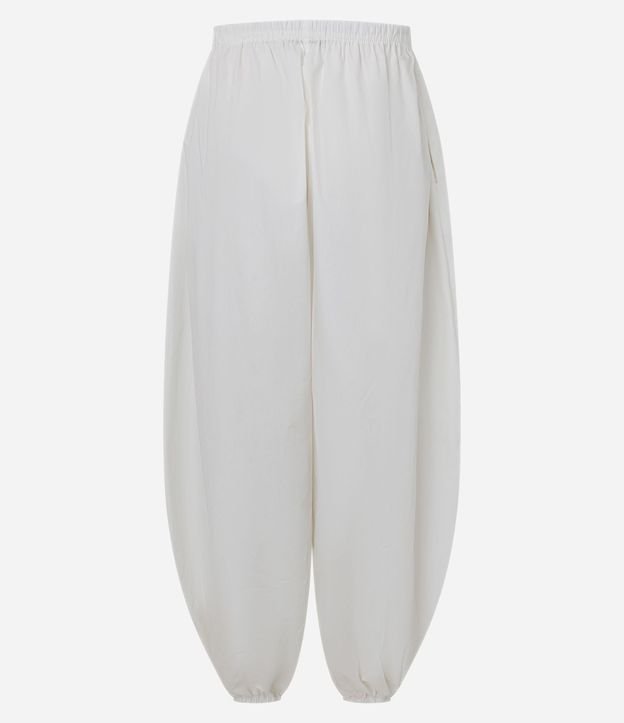 Pantalón Balloon en Tricolina con Cintura Elástica y Tobillo 6