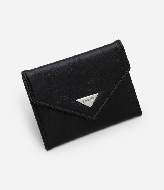 Billetera Sobre Pequeña en PU con Recorte Triangular 1