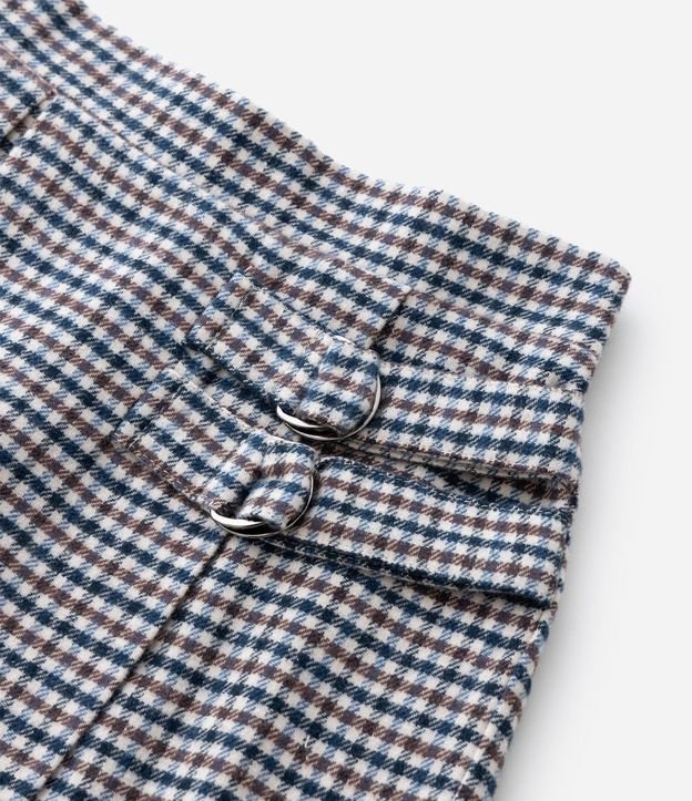 Short Pollera Infantil en Franela con Estampa de Cuadros – Talle 1 a 6 años 5