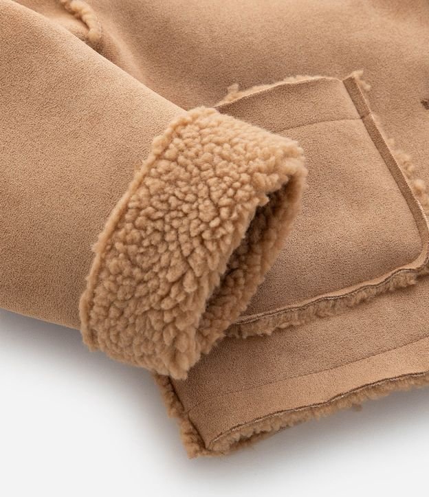 Campera Infantil en Gamuza con Pelos Interno – Talle 1 a 5/6 años 4