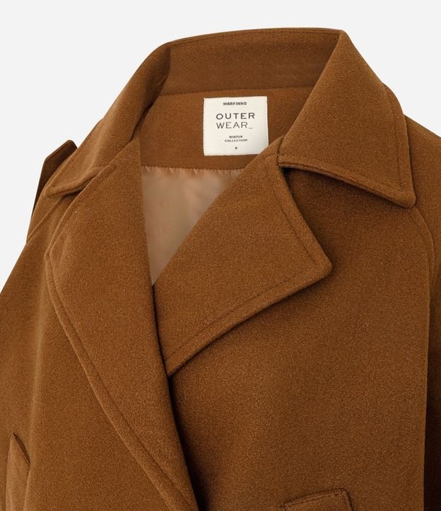 Saco Texturizado con Cuello Amplio y Bolsillos Funcionales 6