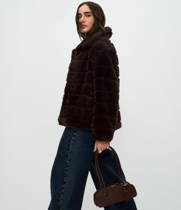 Campera Puffer en Pelo Artificial 5