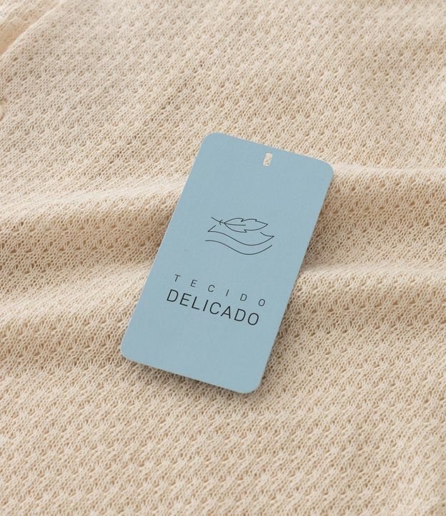 Camisa Boxy en Algodón con Efecto Punto 6