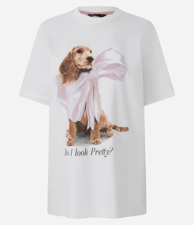 Remera en Algodón con Estampa de Perro de Lazo 5