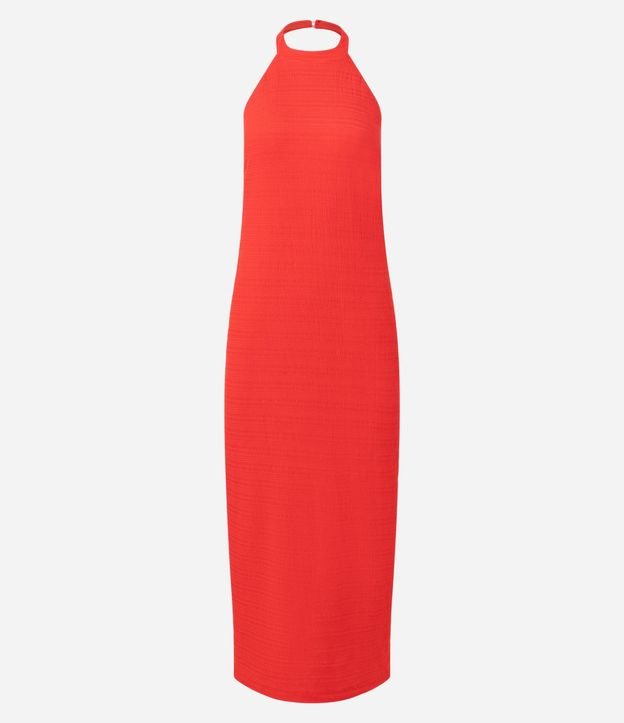 Vestido Long Midi con Frente Única y Escote en V en la Espalda 7