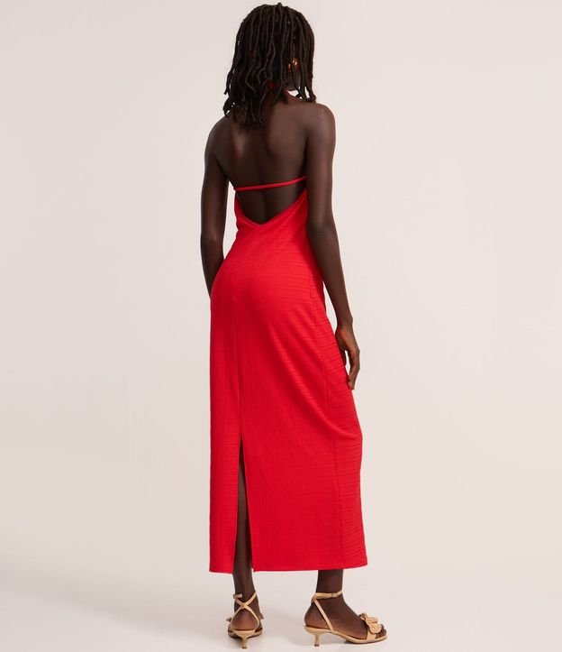 Vestido Long Midi con Frente Única y Escote en V en la Espalda 5