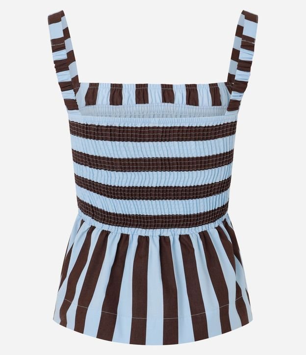 Blusa en Tricolina con Bretel Ancho y Rayas 6