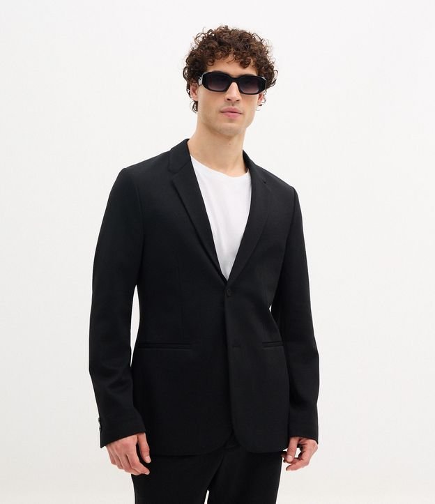 Blazer Super Slim de Malla sin Forro