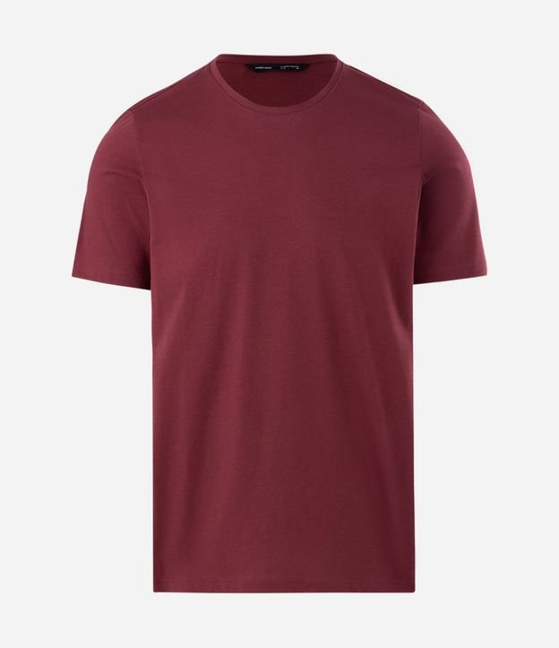 Remera Slim Básica en Algodón Peruano con Cuello Redondo 2