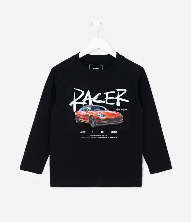 Remera Infantil con Estampado Racer – Talle 5 a 14 años