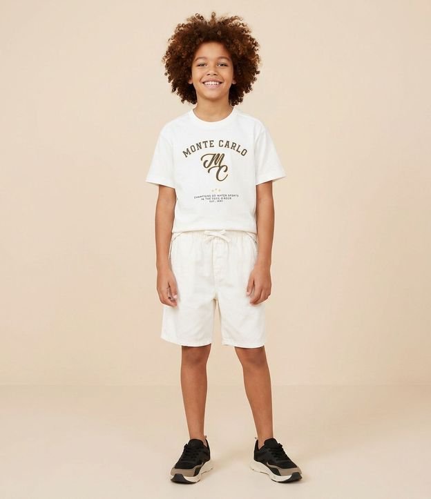 Remera Infantil con Lettering Monte Carlo – Talle 5 a 14 años