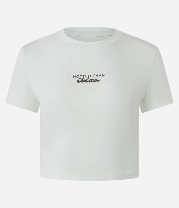 Remera New T-shirt con Estampa Lettering Ibiza