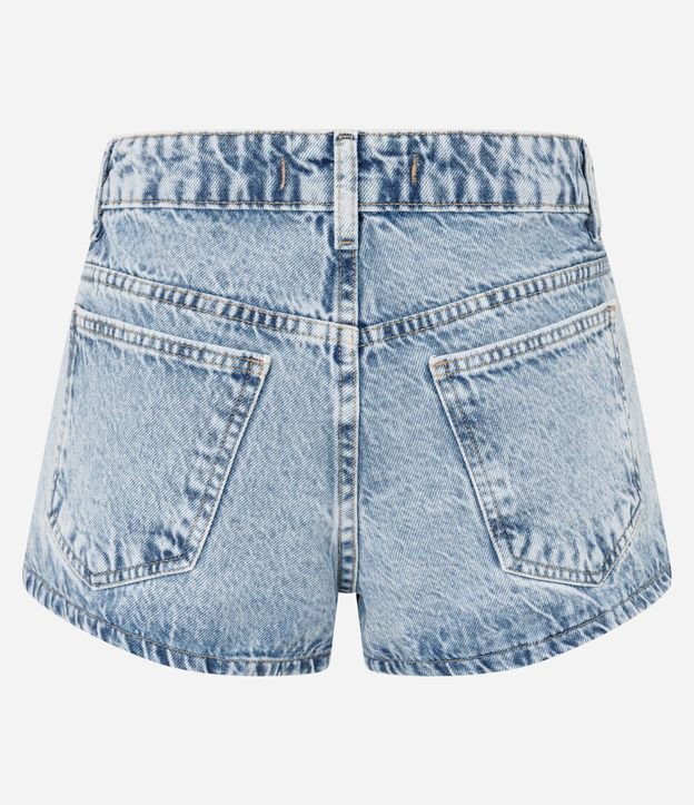 Short Micro en Jeans de Cintura Baja con Correntinha de Estrellas 8