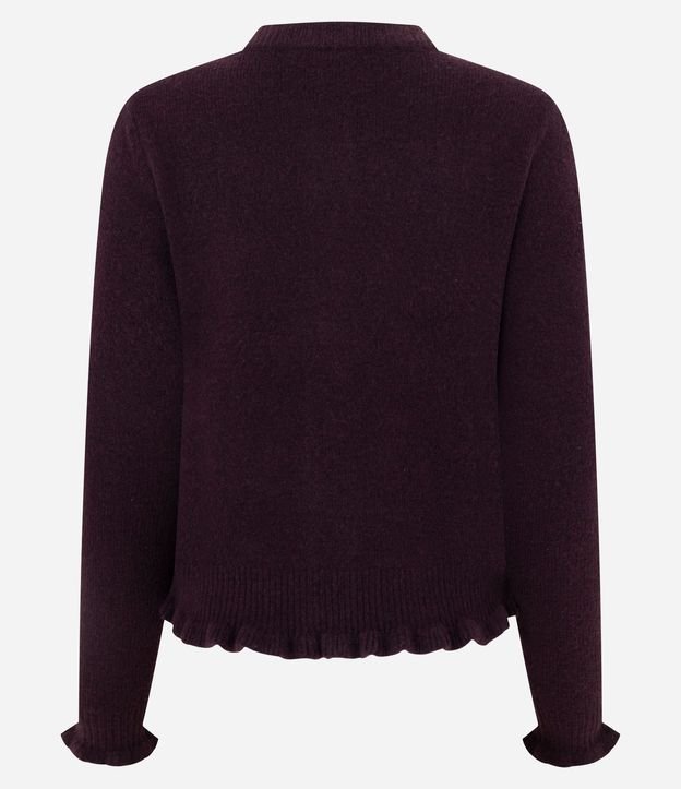 Cardigan en Punto con Volados y Botones Nácar 7