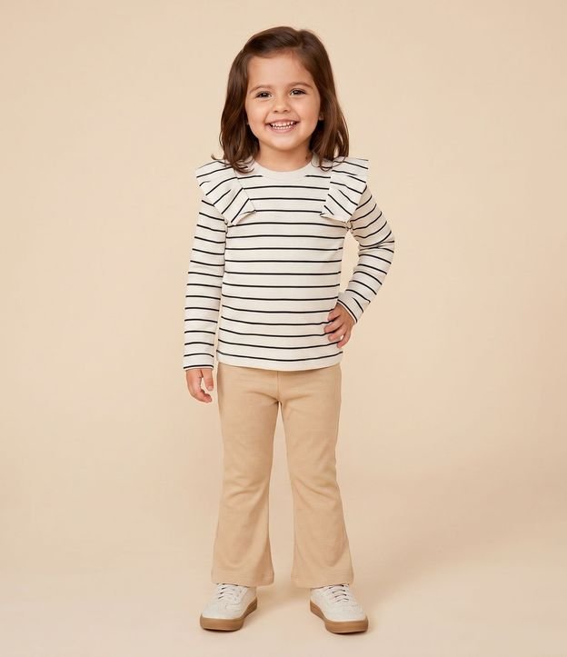 Pantalón Infantil Flare con Bolsillo Pequeño – Talle 1 a 5/6 años 1