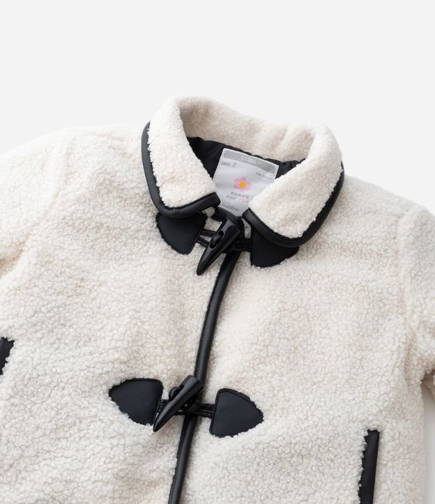 Campera Infantil en Sherpa con Detalle Contrastante  – Talle 1 a 6 años 9