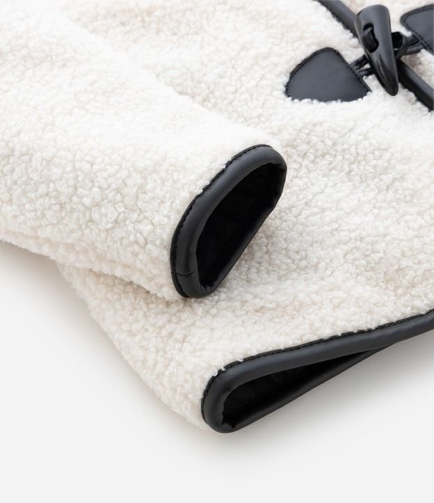 Campera Infantil en Sherpa con Detalle Contrastante  – Talle 1 a 6 años 4