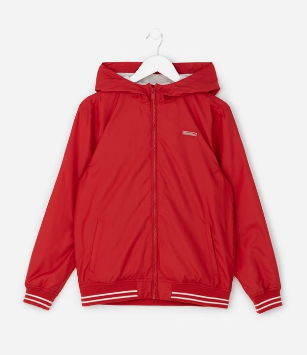 Campera Rompevientos Infantil con Capucha - Talle 5 a 14 años 2