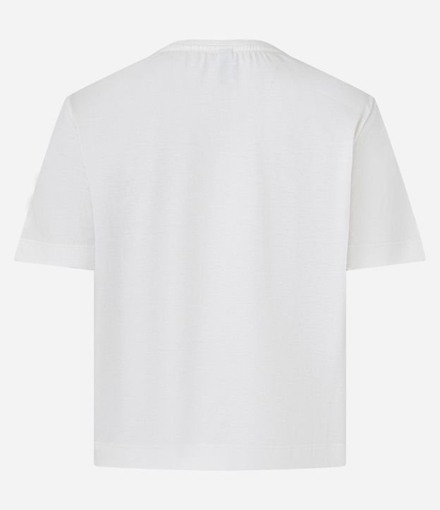 Remera T-shirt en Algodón con Lazo en Alto Relieve 3